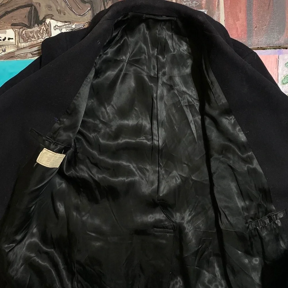 Vintage Navy Wool Peacoat - Picture 2 of 4